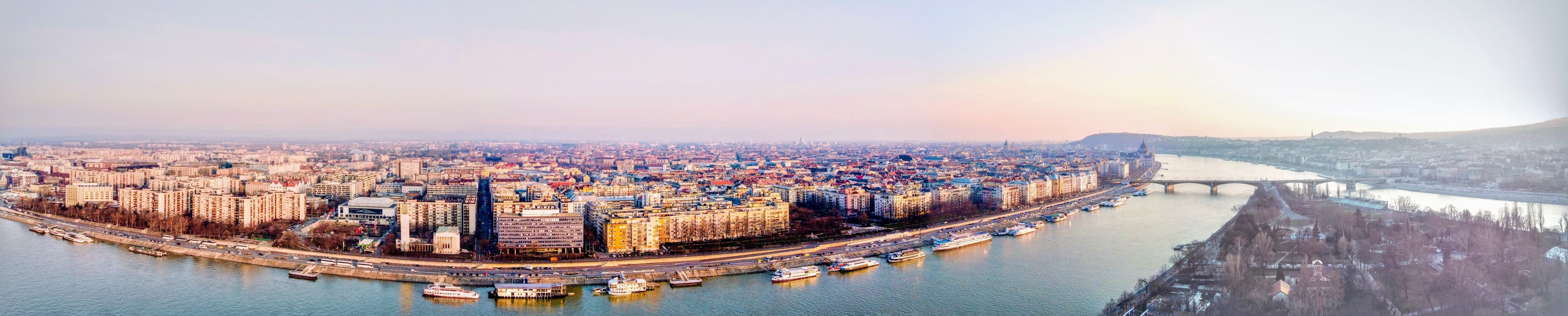Panorama over the sea