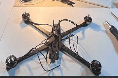 Screws + solder fumes